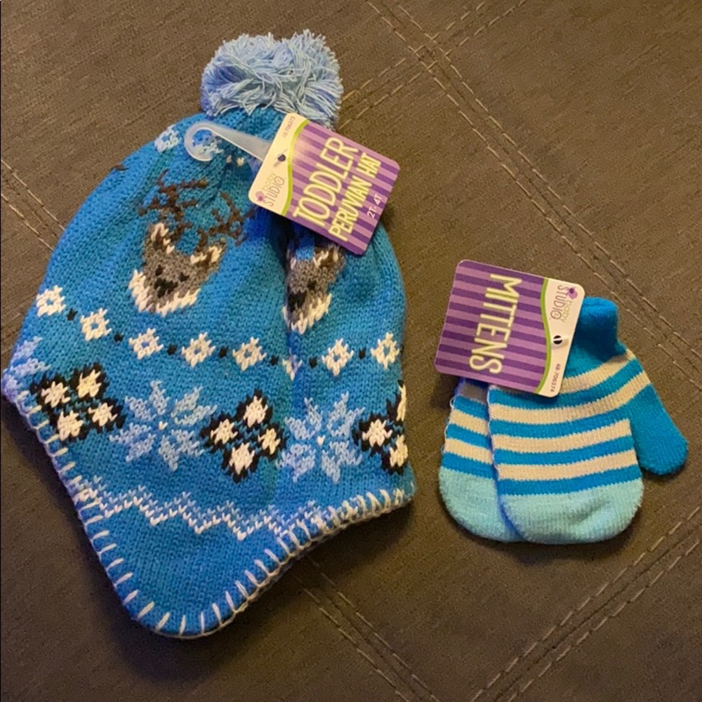 ☃️❄️ Peruvian Hat and Mittens Set ❄️☃️